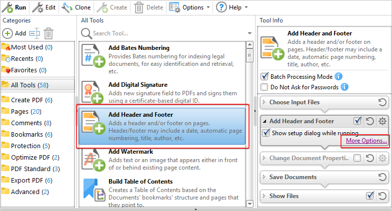 how to add page numbers in pdf xchange editor